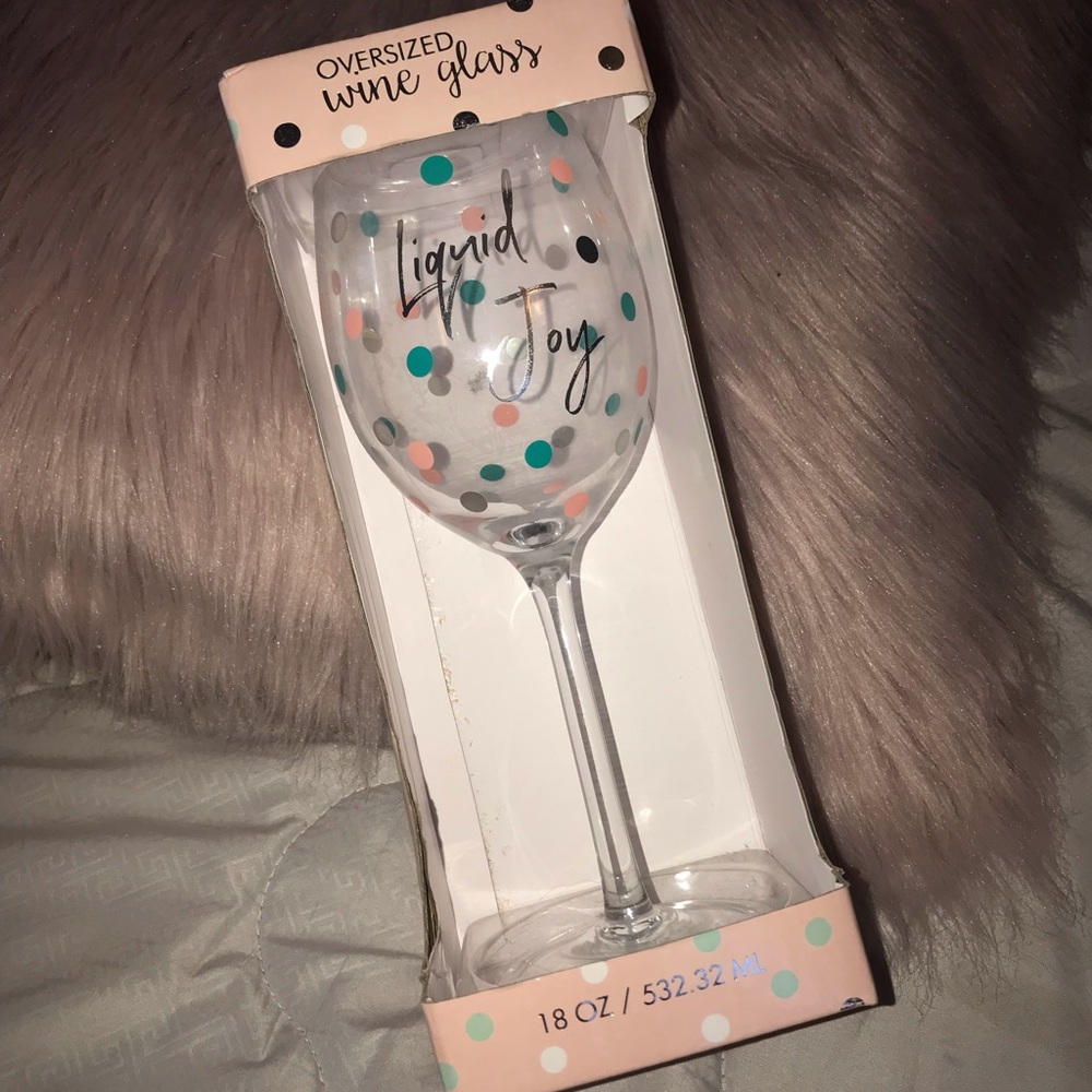 Oversized wine glass